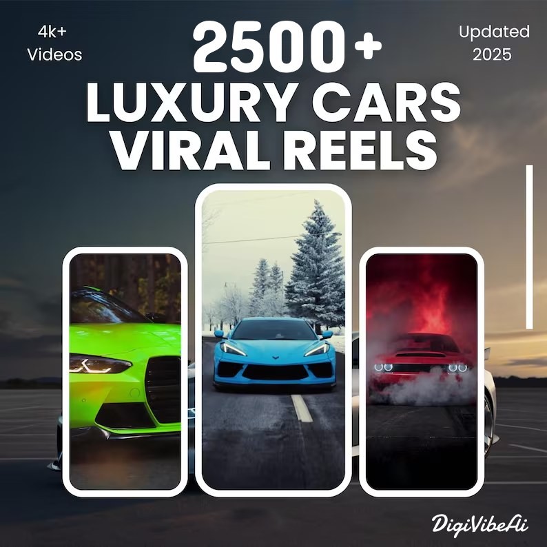 LUXURY CAR REELS BUNDLE
