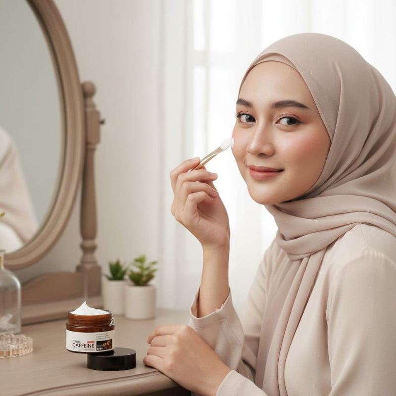 كريم سادور المرطب بالريتينيول والكافيين