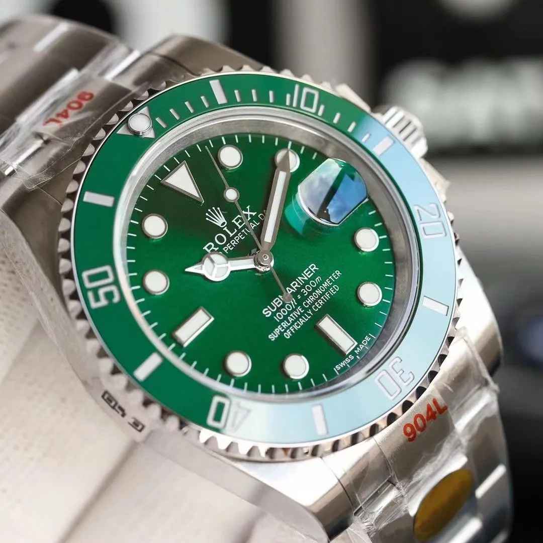 Green Ghost 40mm with Top Quality 3135 Movement