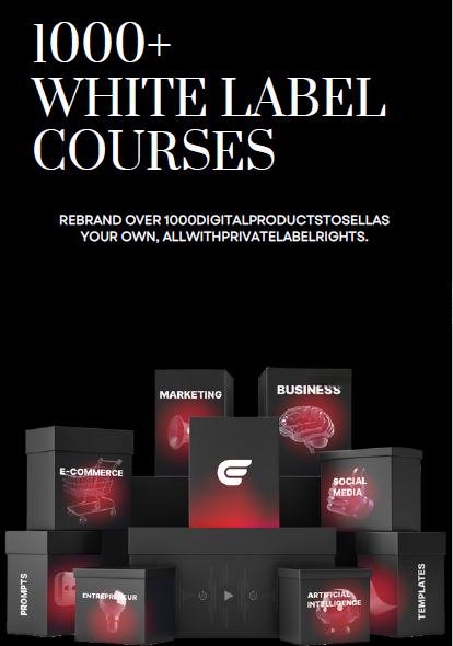 1000+ White Label Courses
