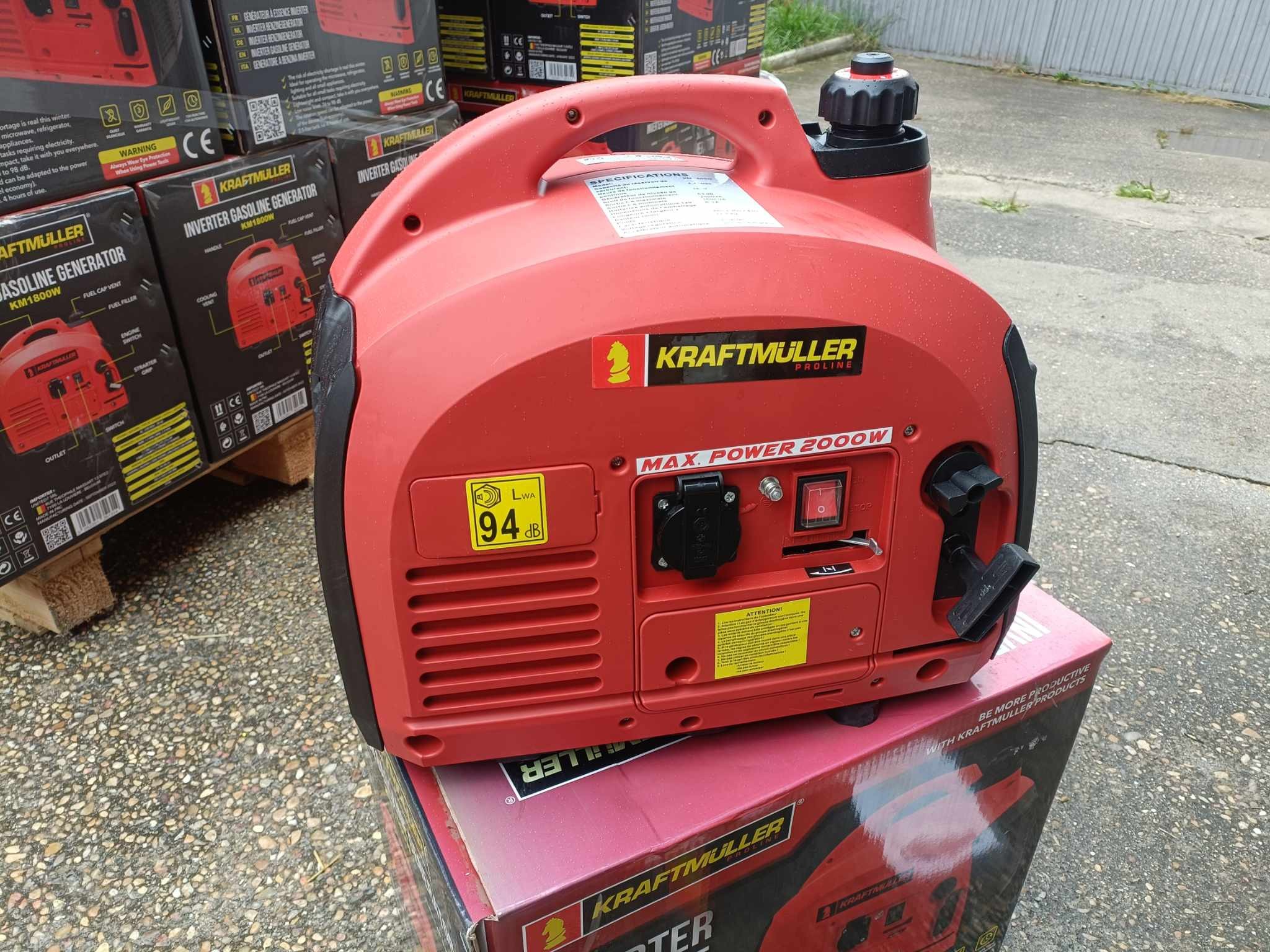 Generador portatil KraftMüller 2000W – Packs al por mayor para tiendas y técnicos