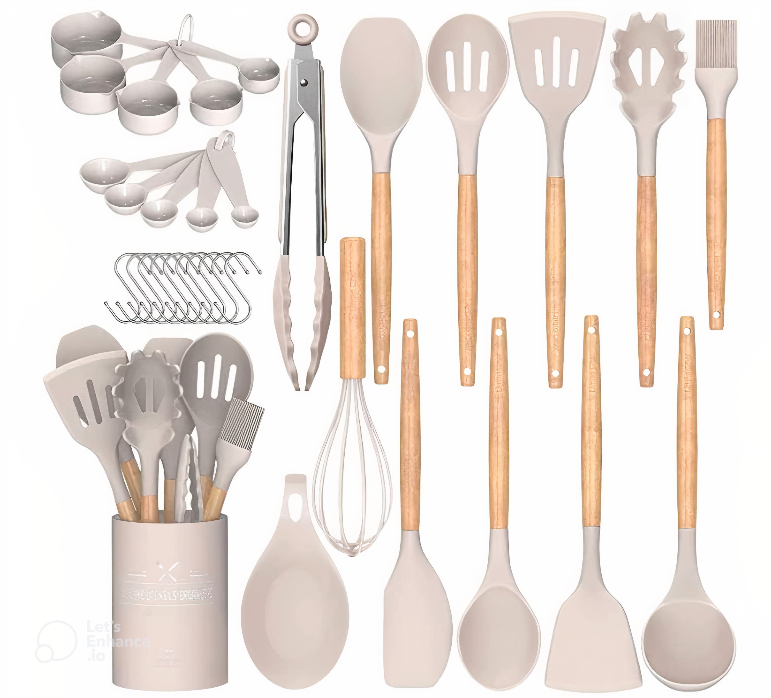Set de Utensilios de Cocina de Silicona – 21 Piezas