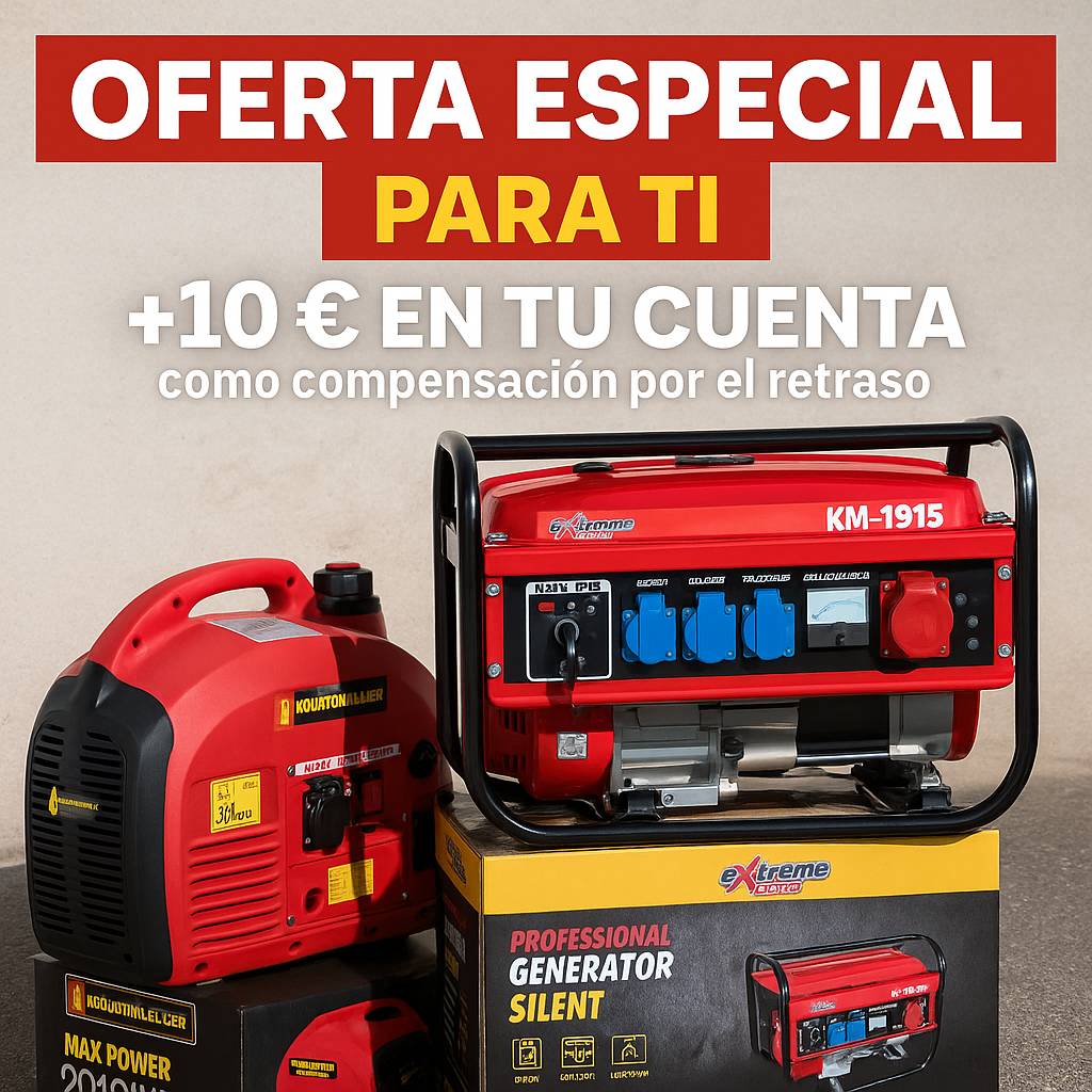 PACK GENERADORES PROFESIONALES – POTENCIA TOTAL 11000W