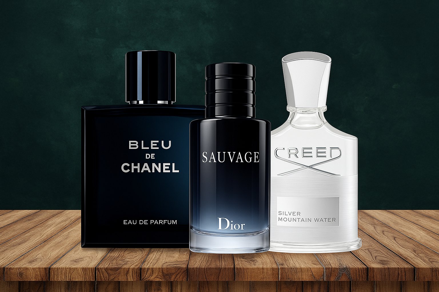 3 عطور عالمية ب 299 دينار فقط