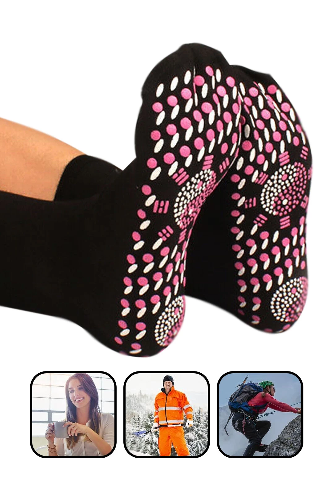 جوارب صحية ذاتية التدفئة