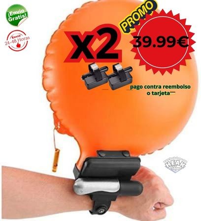 2 PULSERAS SALVAVIDAS