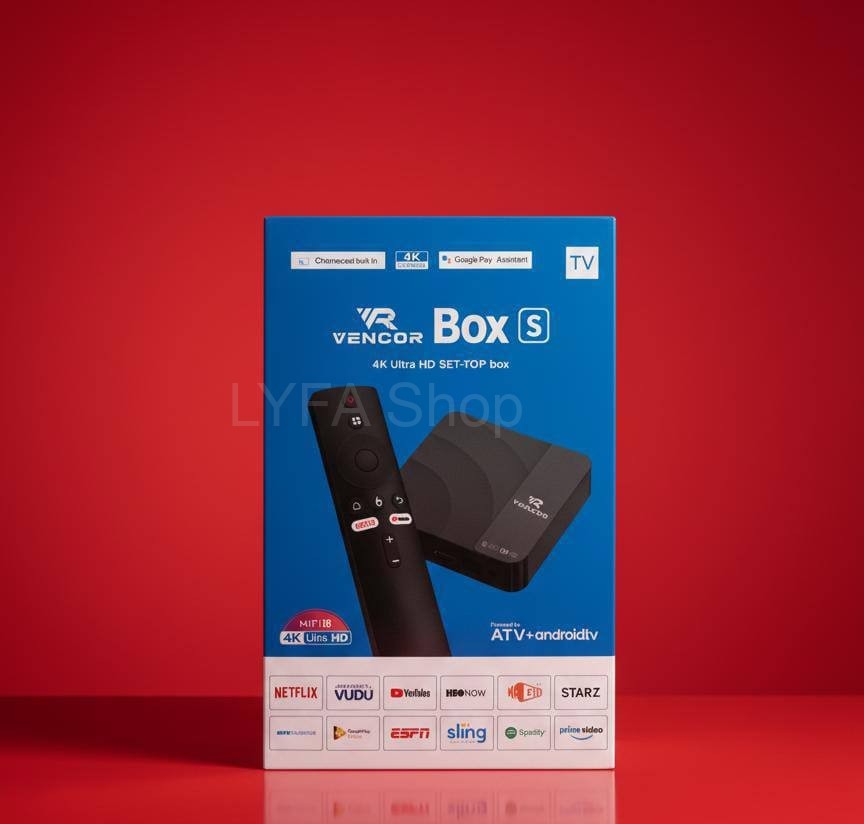 📺 عيش تجربة 4K حقيقية مع VENCOR Box S 🔥