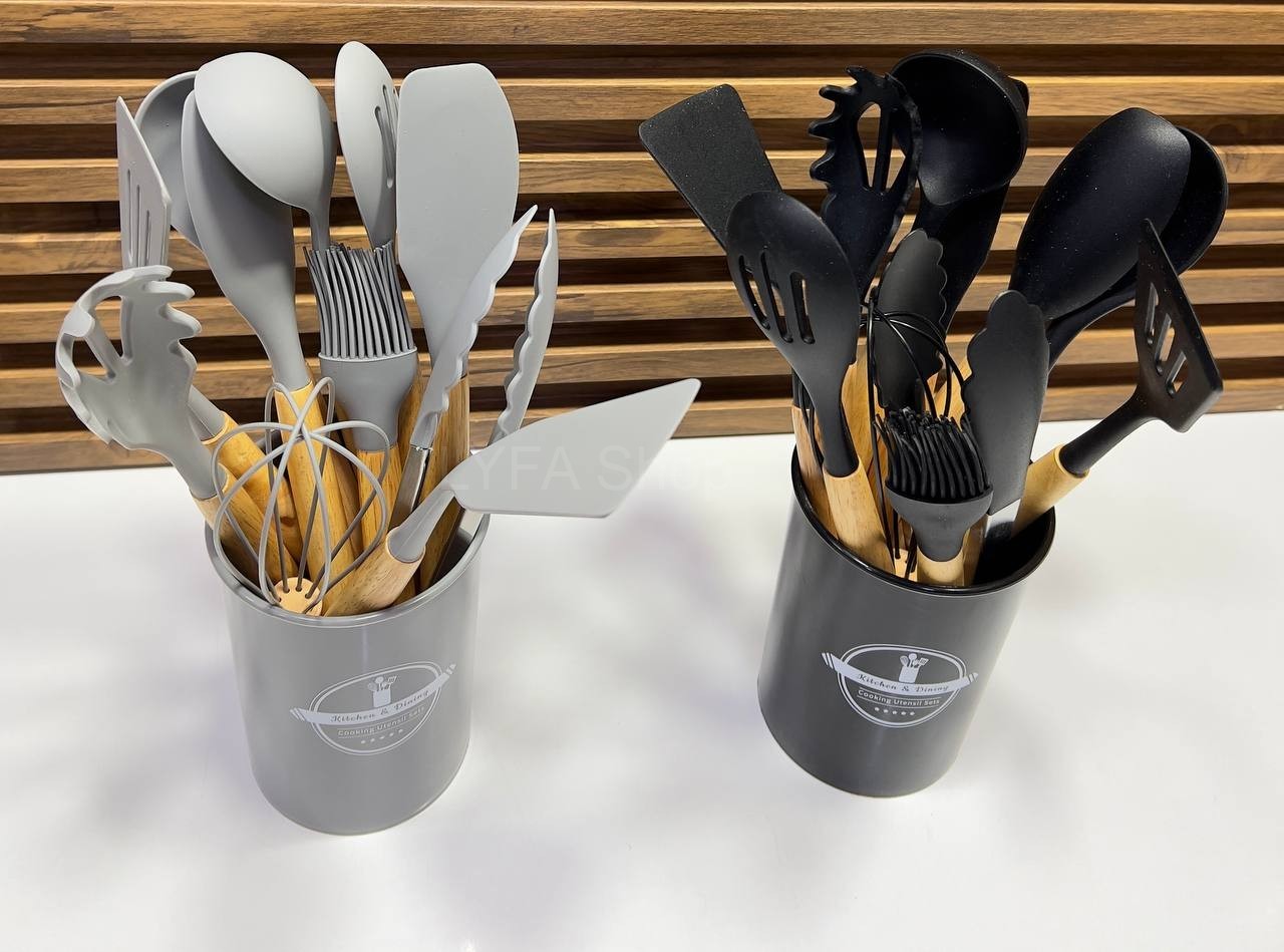 طقم أدوات المطبخ المصنوعة من السيليكون