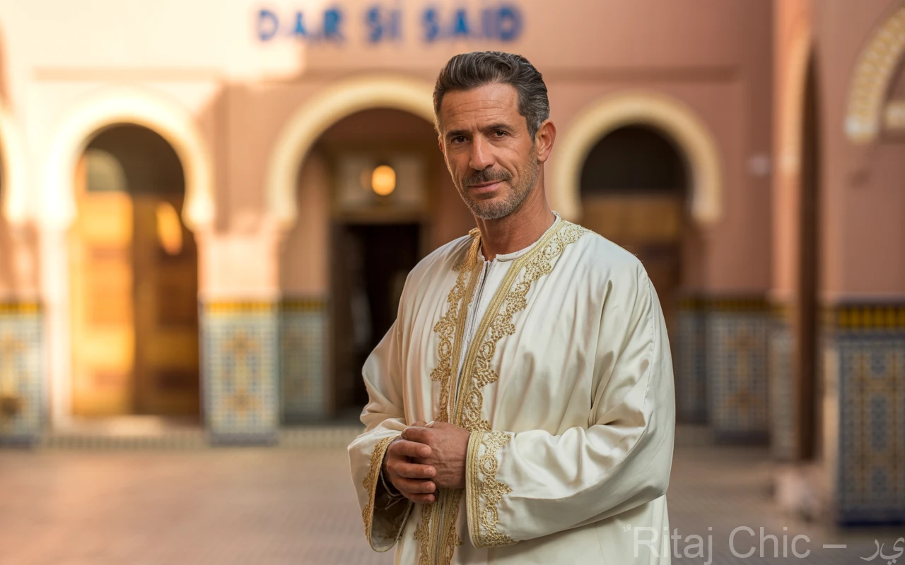 الجلباب المغربي للرجال: أصالة وأناقة في كل زمان