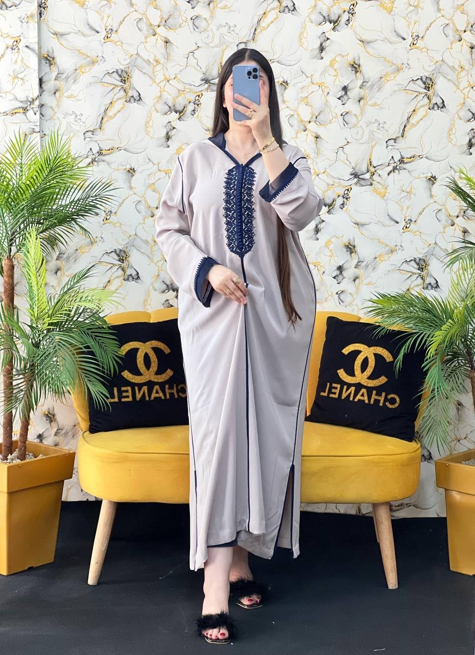 جلابة كريب كوريا: أناقة مغربية تقليدية
