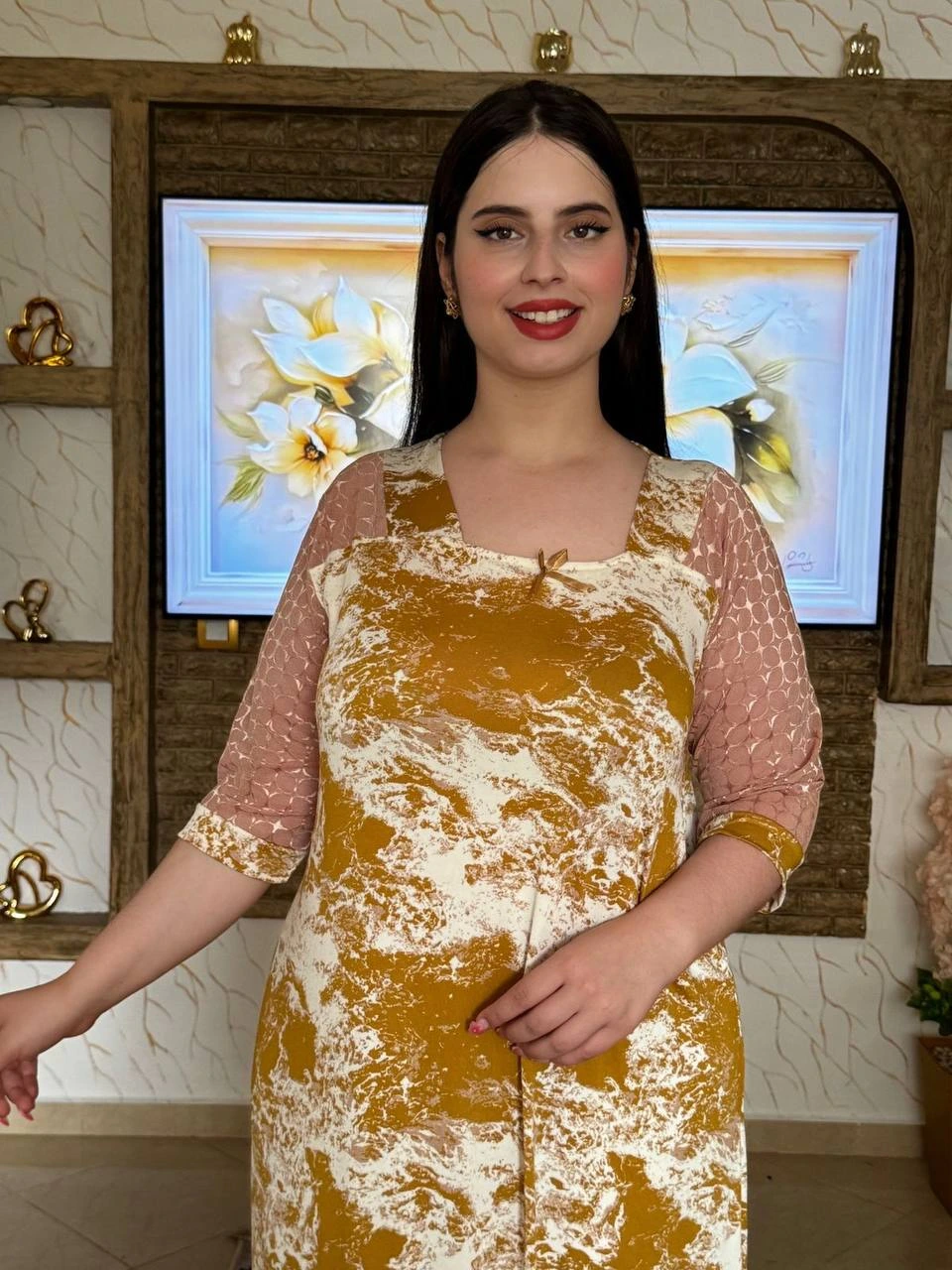 ✨ ميدي توب بخيط فاخر وشبكة ناعمة ✨