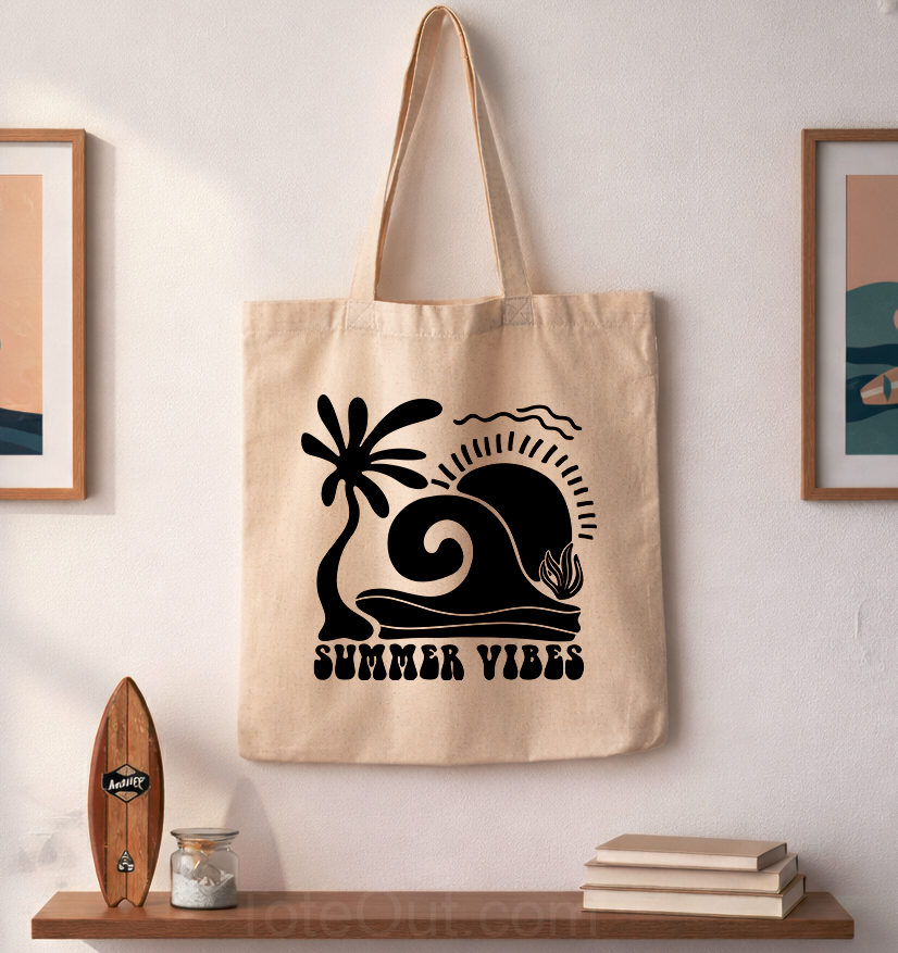 Summer Vibes | Canvas Tote Bag