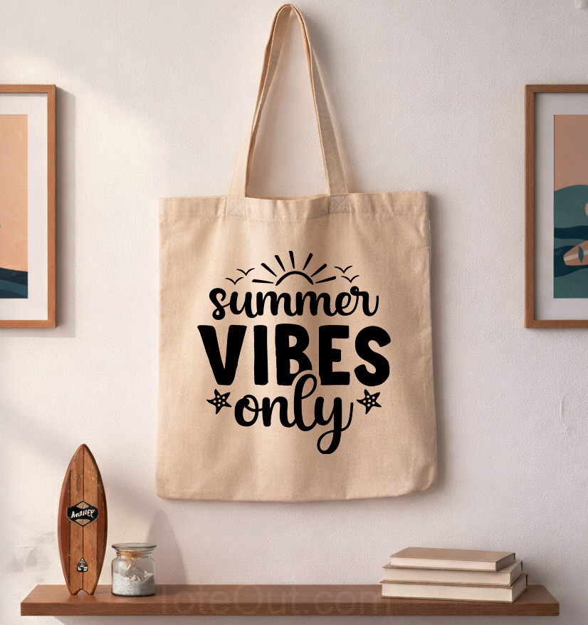 Summer Vibes only | Canvas Tote Bag