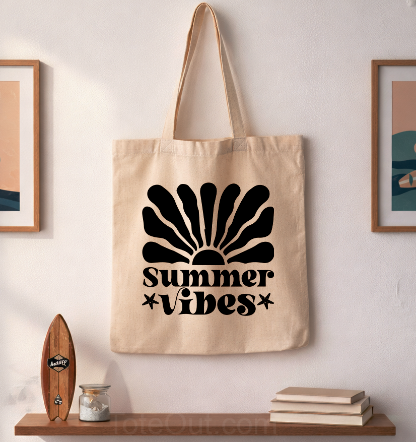 Summer Vibe | Canvas Tote Bag