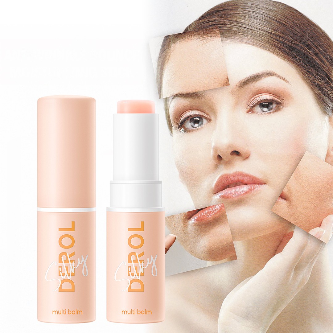 عصا بلسم مرطب ومُصلح للتجاعيد – مرطب متعدد الاستخدام للوجه، محيط العينين والجسم، مرطب بالكولاجين للبشرة الجافة