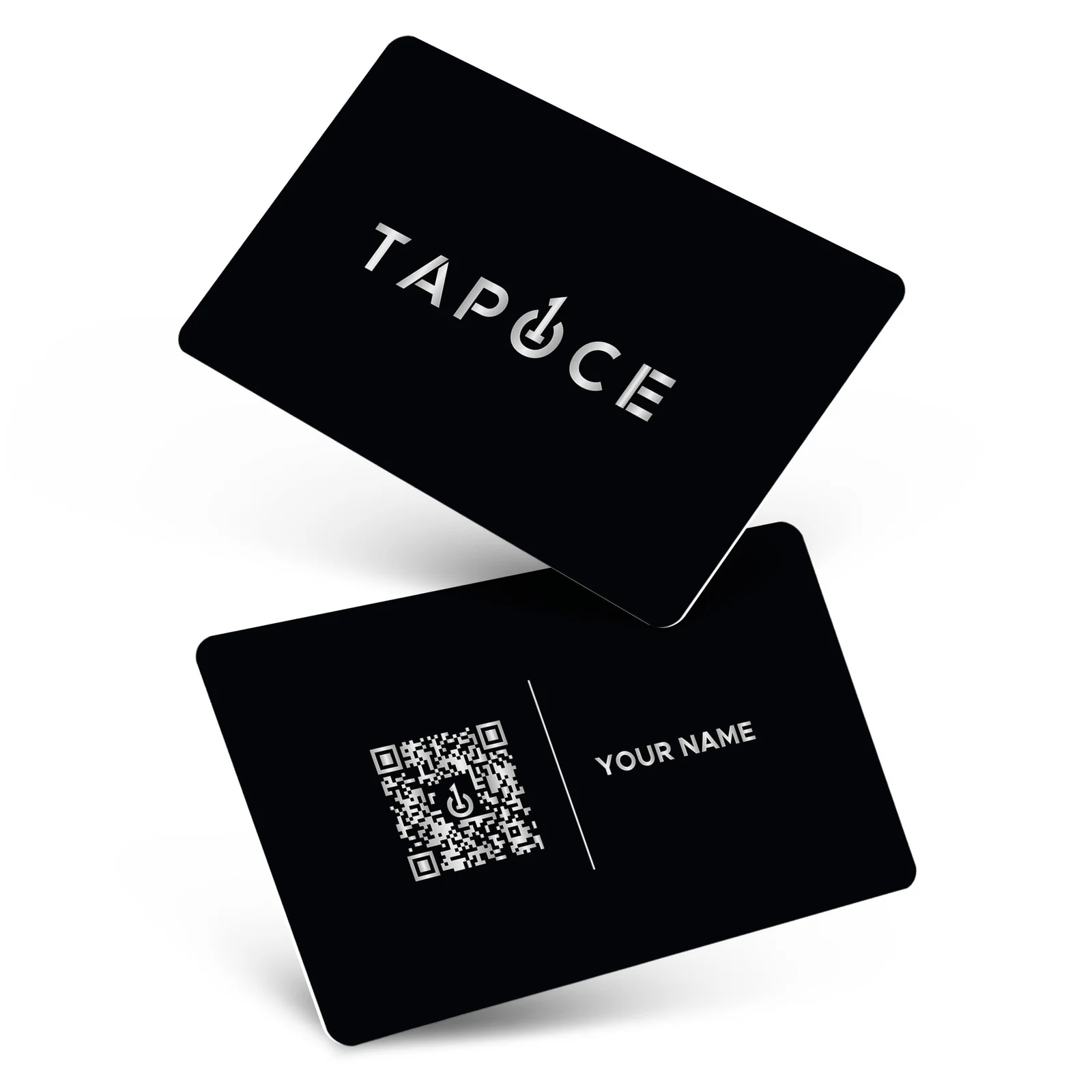 NFC Smart Business Cards- (Black & Silver)