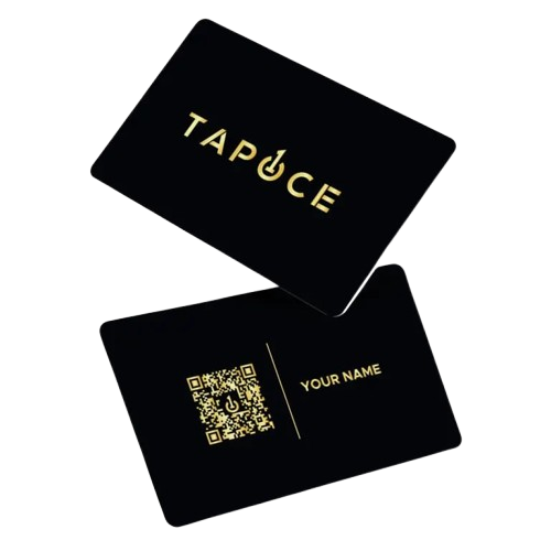 NFC Smart Business Cards- (Black & Gold)