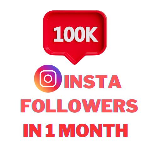 100k Instagram Followers (1 Month)