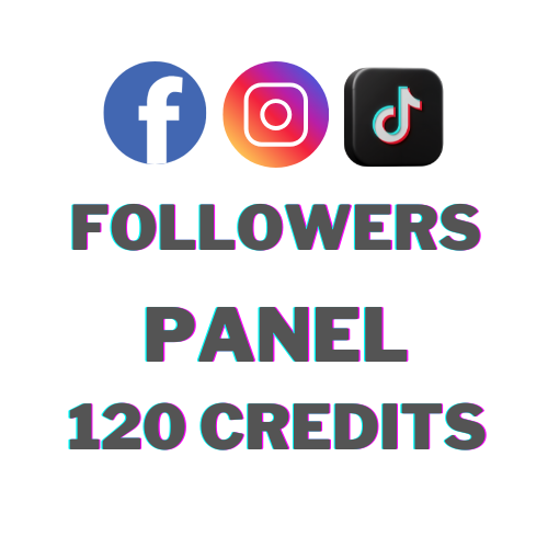 Panel Followers - 120 Credits