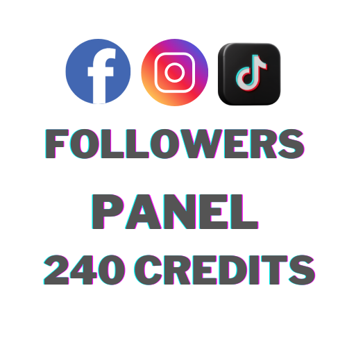 Panel Followers - 240 Credits