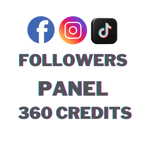 Panel Followers - 360 Credits