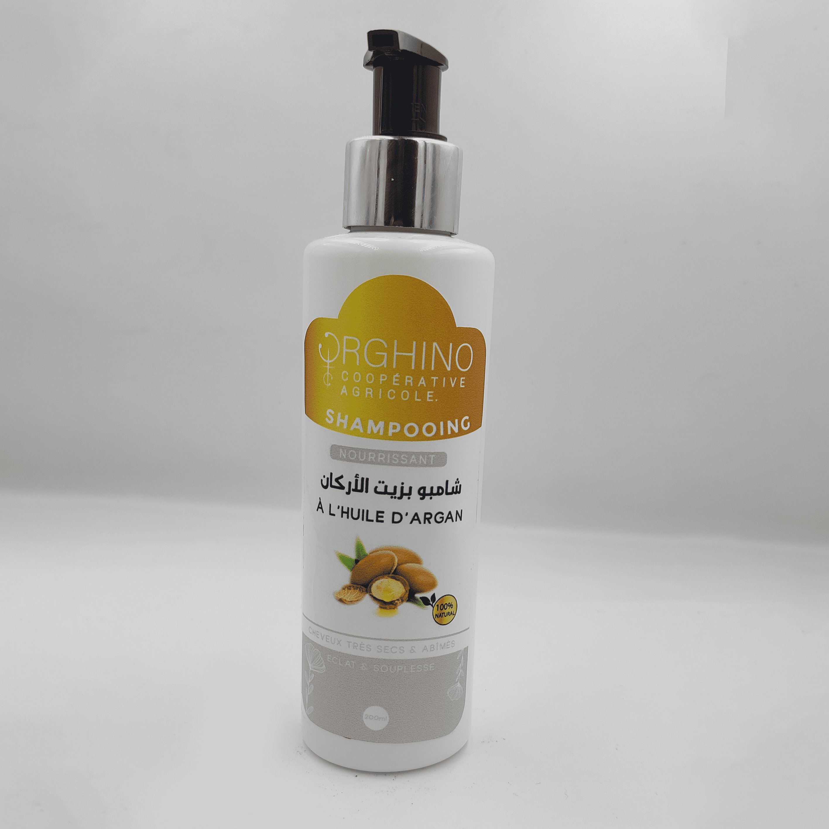 Champooing à huile d'argan