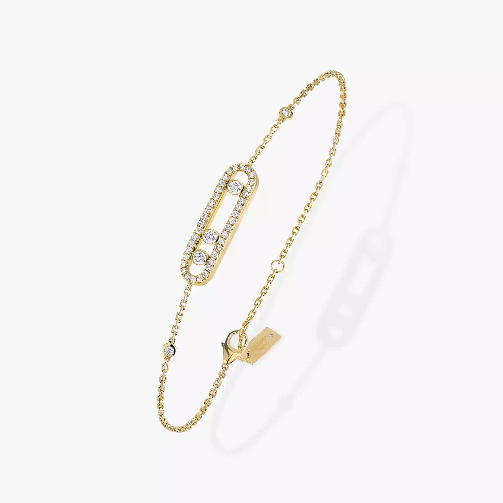 GOURMETTE MESSIKA BABY MOVE PAVÉ GOLD
