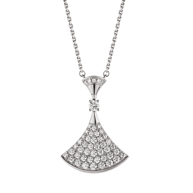 COLLIER BVLGARI DIVAS DREAM DIAMANTS WHITE GOLD