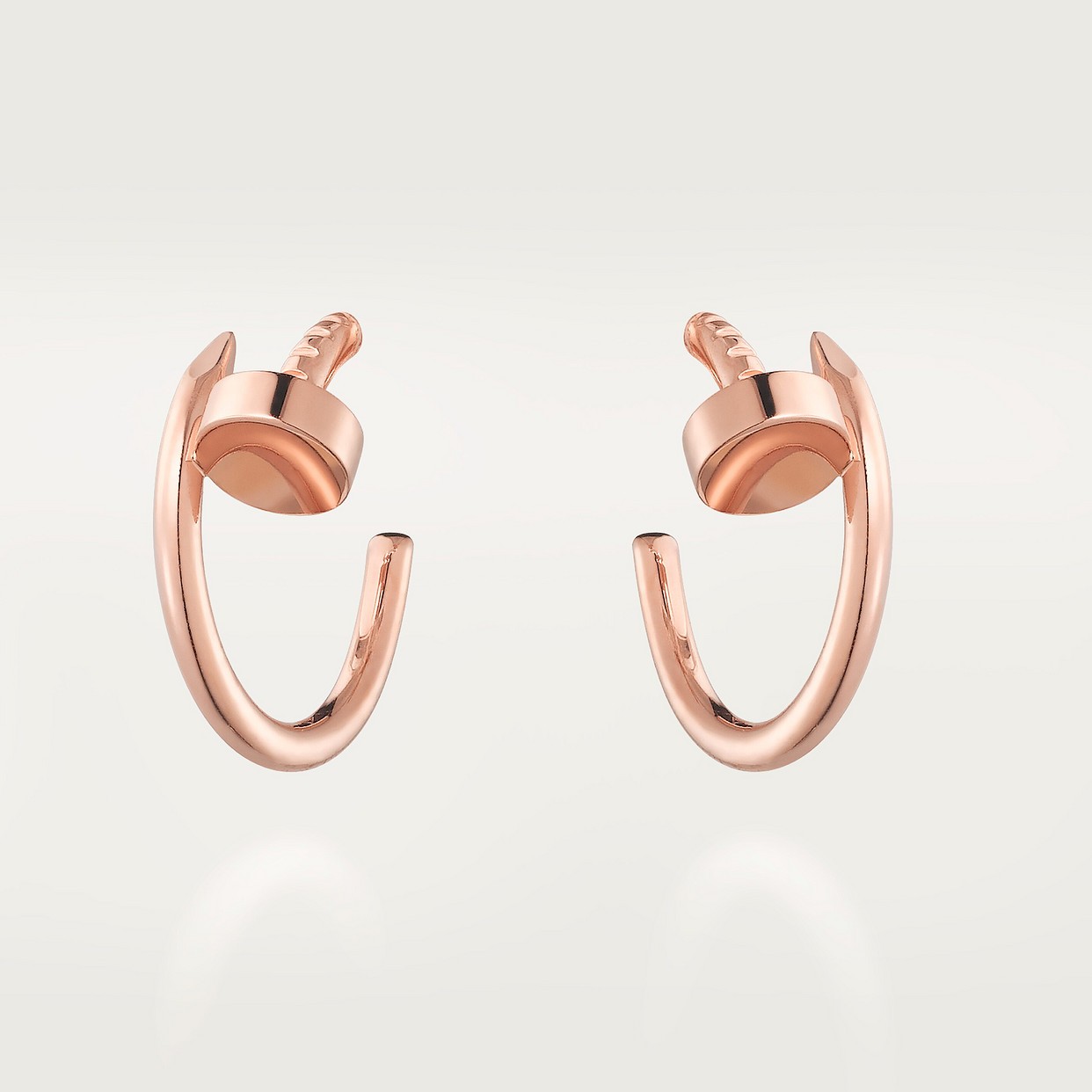 BOUCLE CARTIER CLOU CRÉOLES PETIT MODÉLE ROSE GOLD