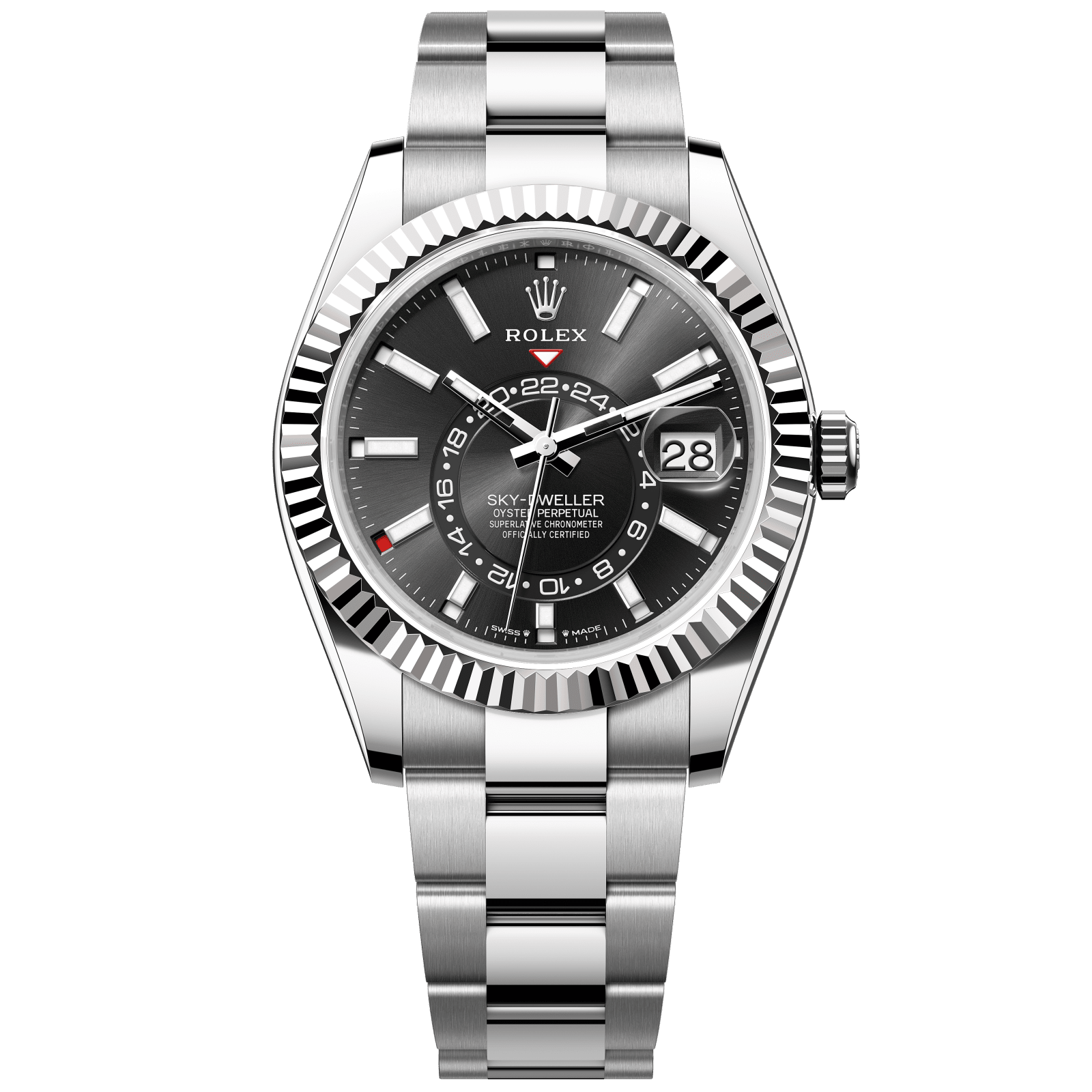 ROLEX SKY DWELLER GREY-BLACK