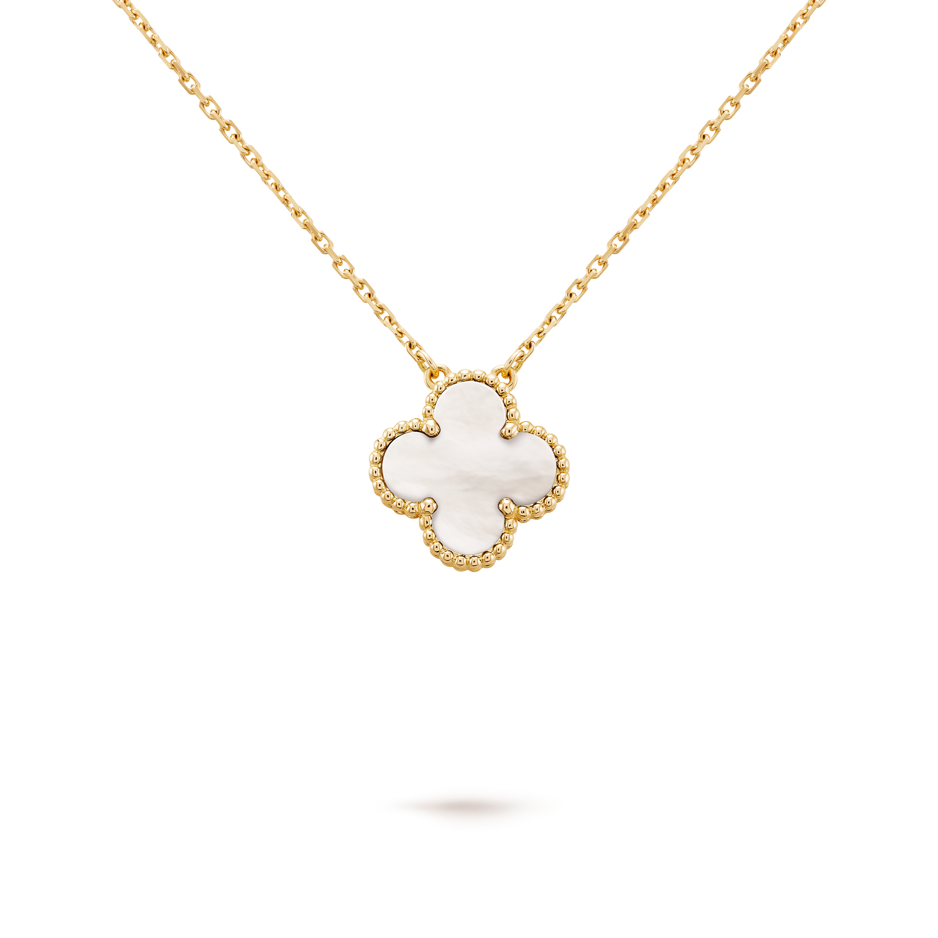 PENDENTIF VINATGE ALHAMBRA BLANC NACRE