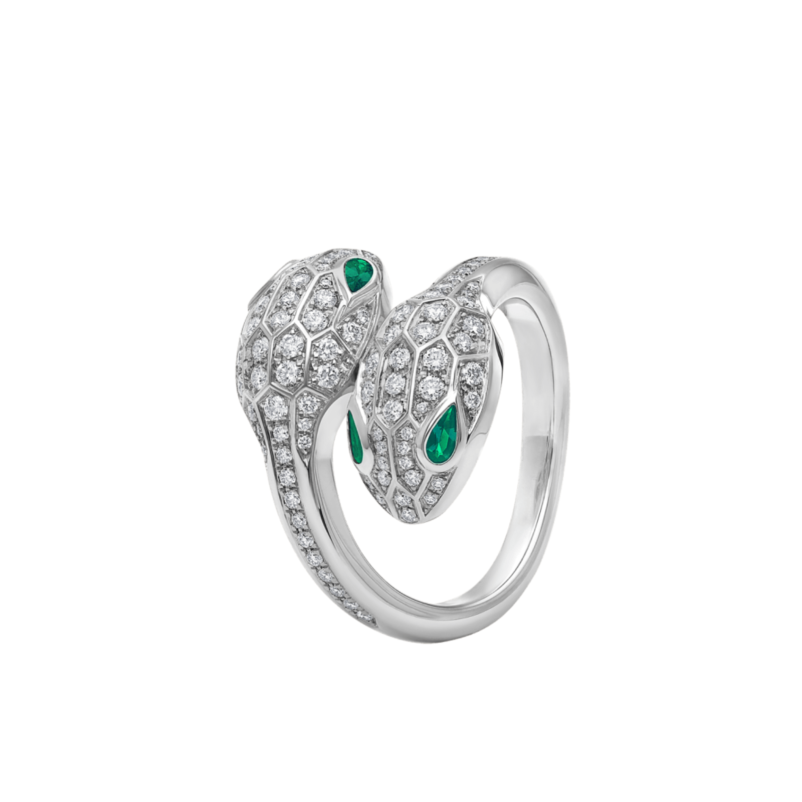BAGUE BVLGARI SERPENTI SEDUTTORI WHITE GOLD