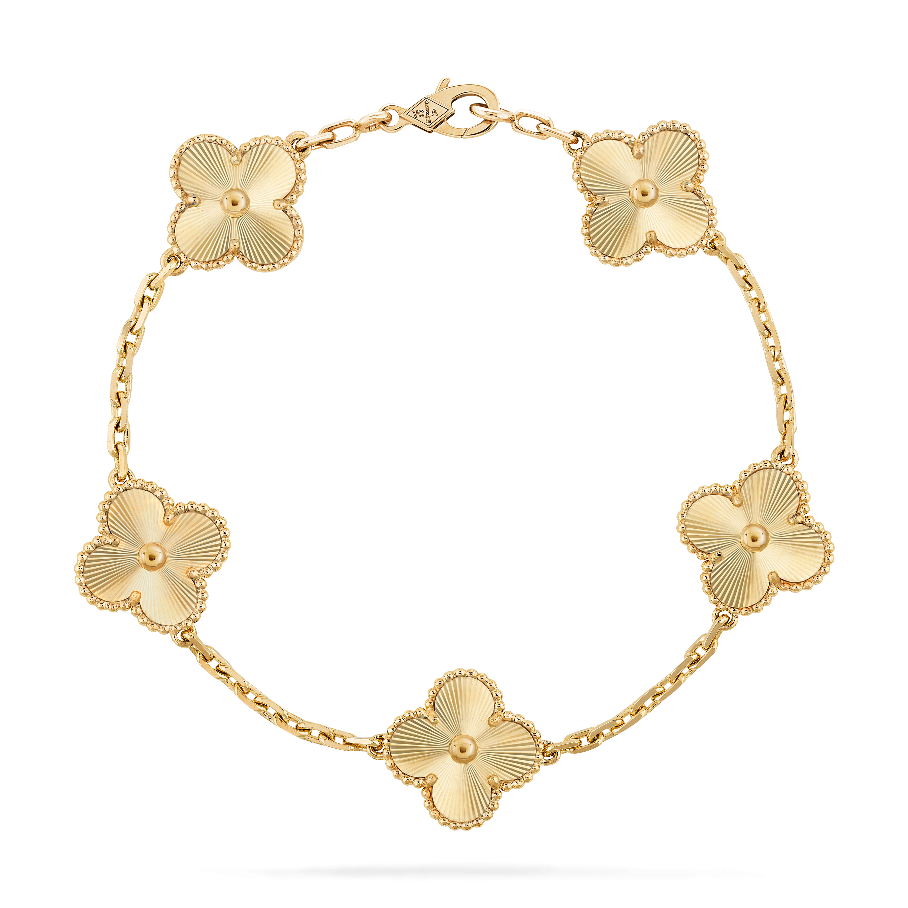 GOURMETTE VAN CLEEF ALHAMBRA YELLOW GOLD