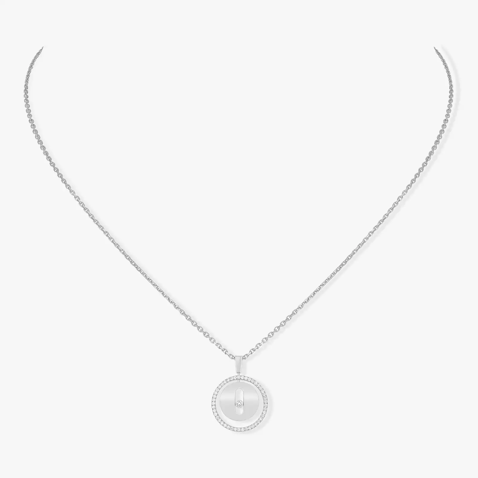 COLLIER MESSIKA LUCKY MOVE SM WHITE GOLD