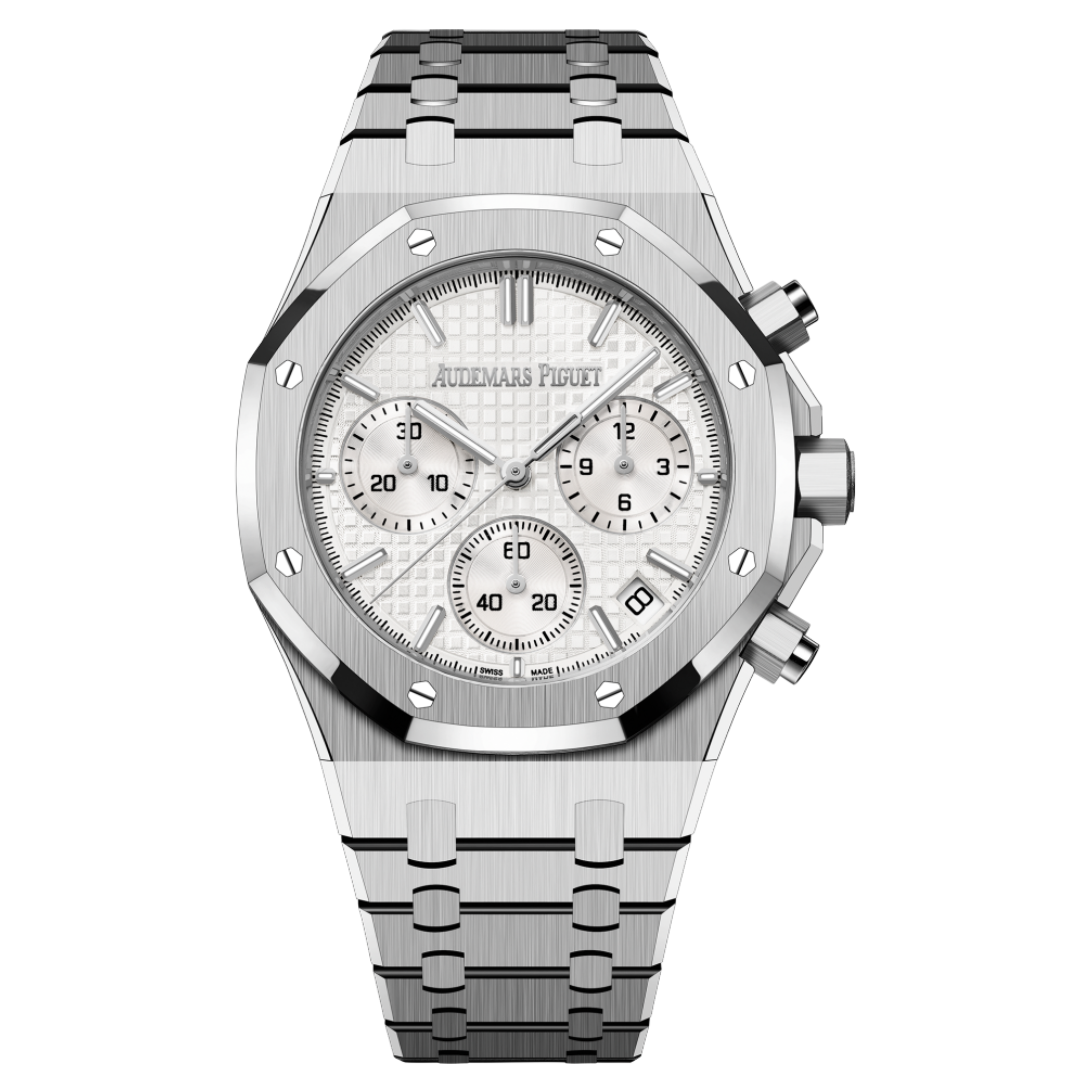 AP ROYAL OAK 3B GREY AND WHITE