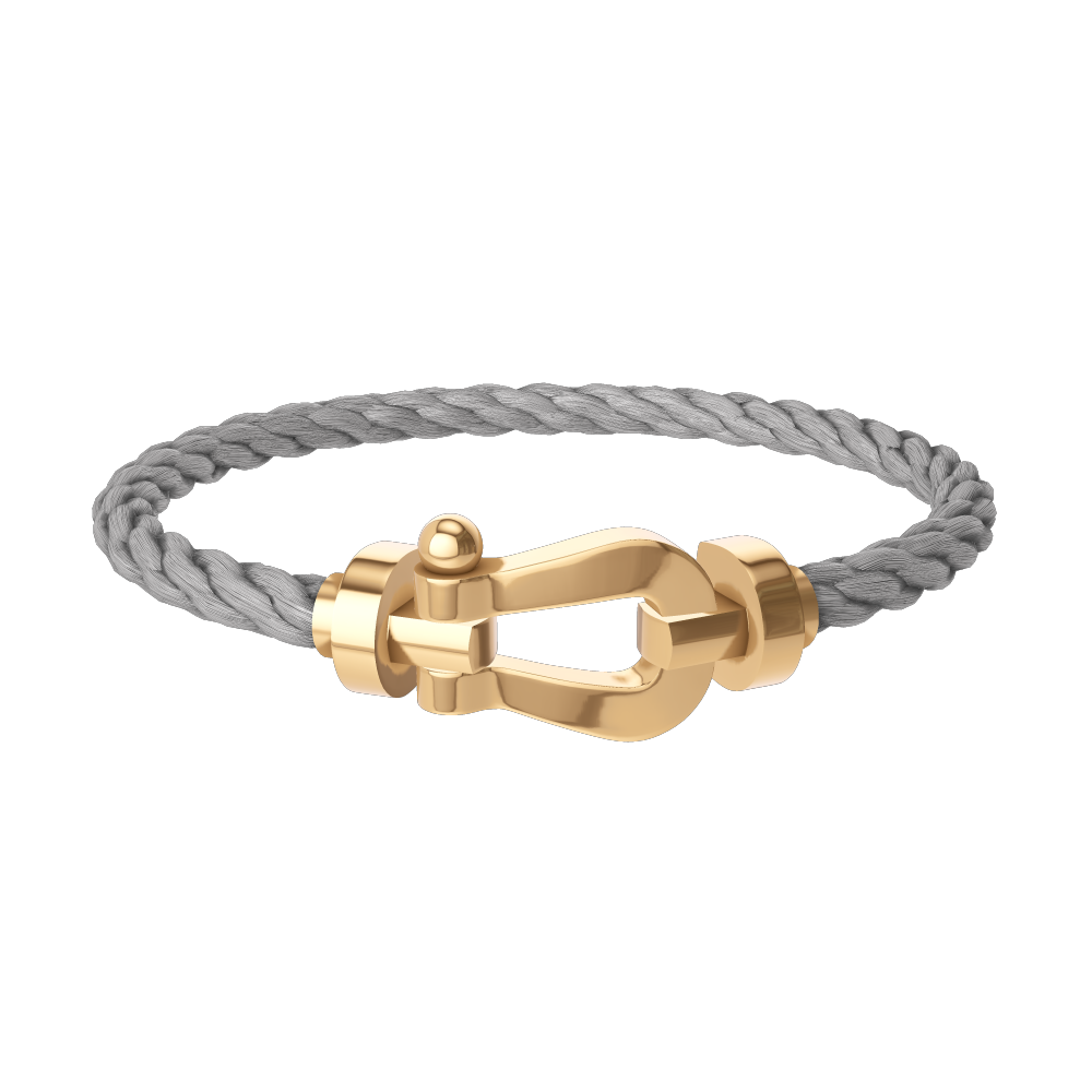 BRACELET FRED FORCE GRAND MODÈLE GRIS GOLD
