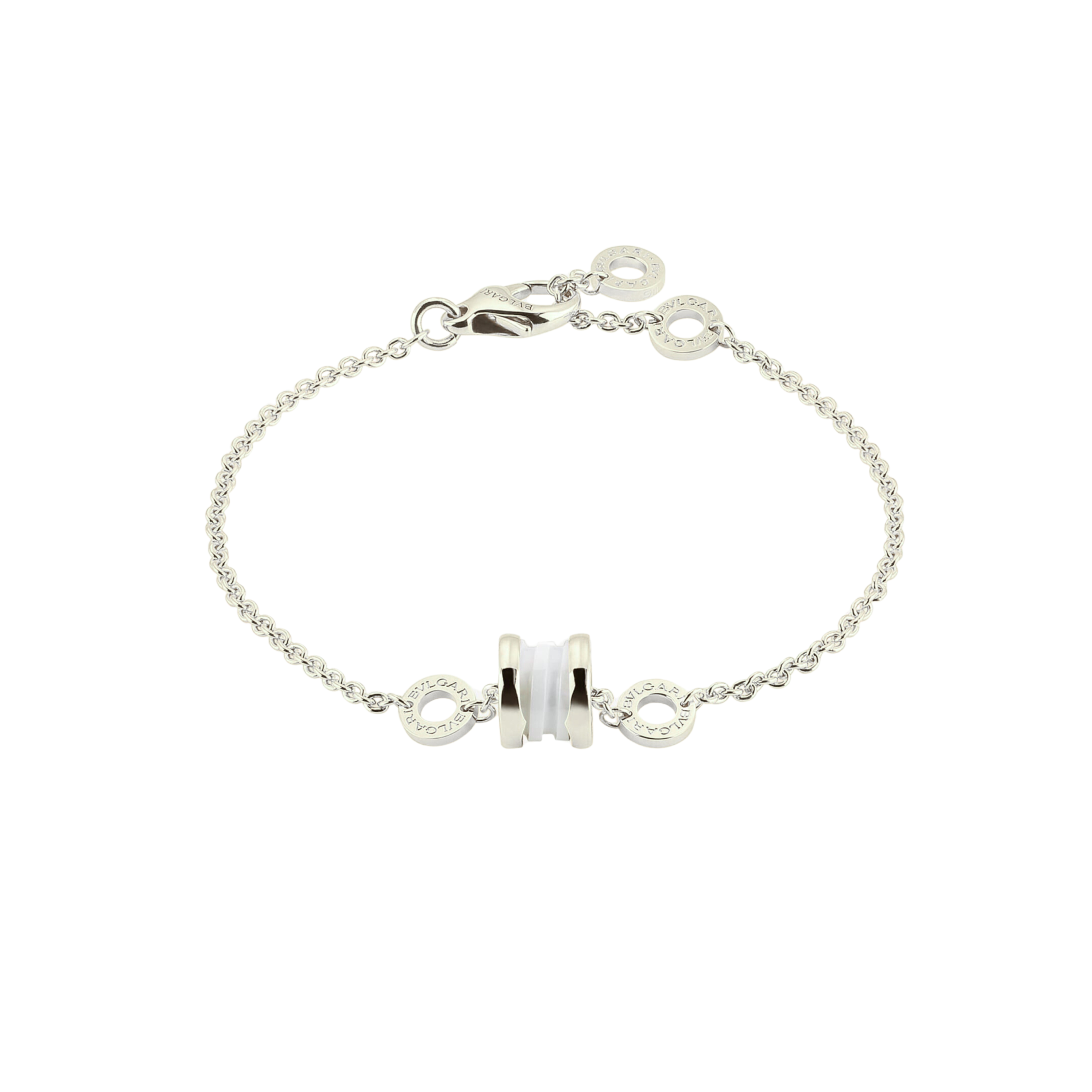 GOURMETTE BVLGARI SAVE THE CHILDREN CERAMIC BLANC WHITE GOLD