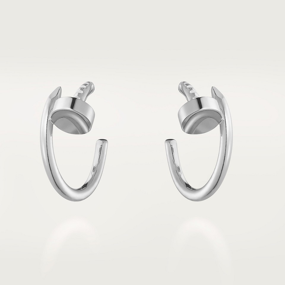 BOUCLE CARTIER CLOU CRÉOLES PETIT MODÉLE WHITE GOLD