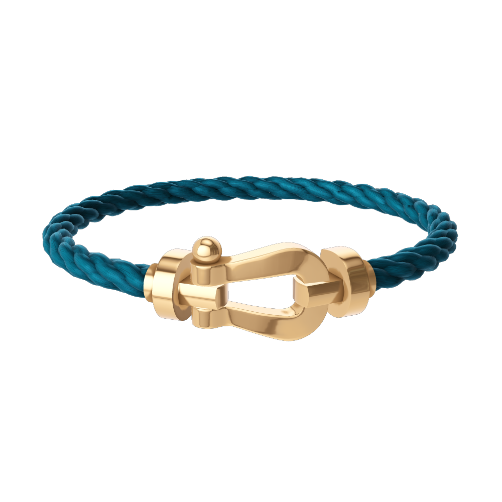 BRACELET FRED FORCE GRAND MODÈLE BLEU GOLD