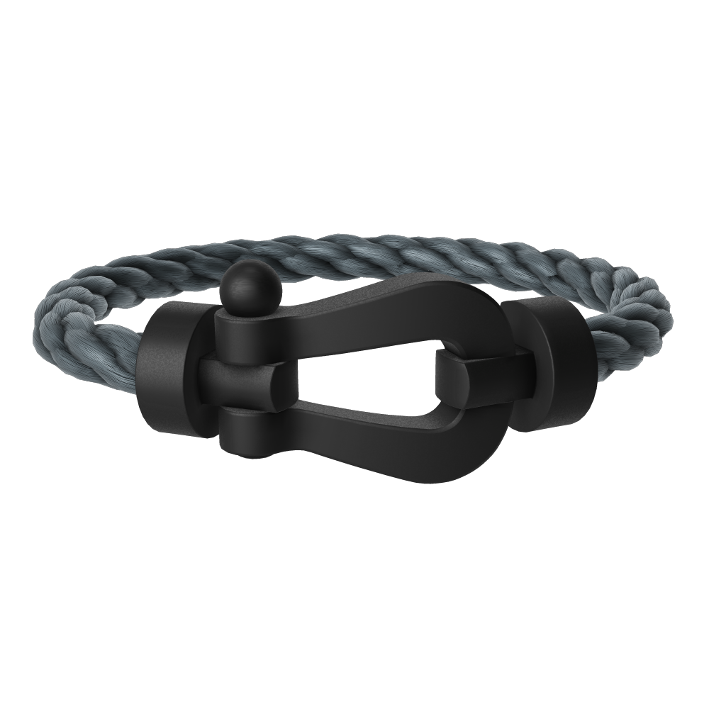 BRACELET FRED FORCE XL MODÈLE TITANE NOIR