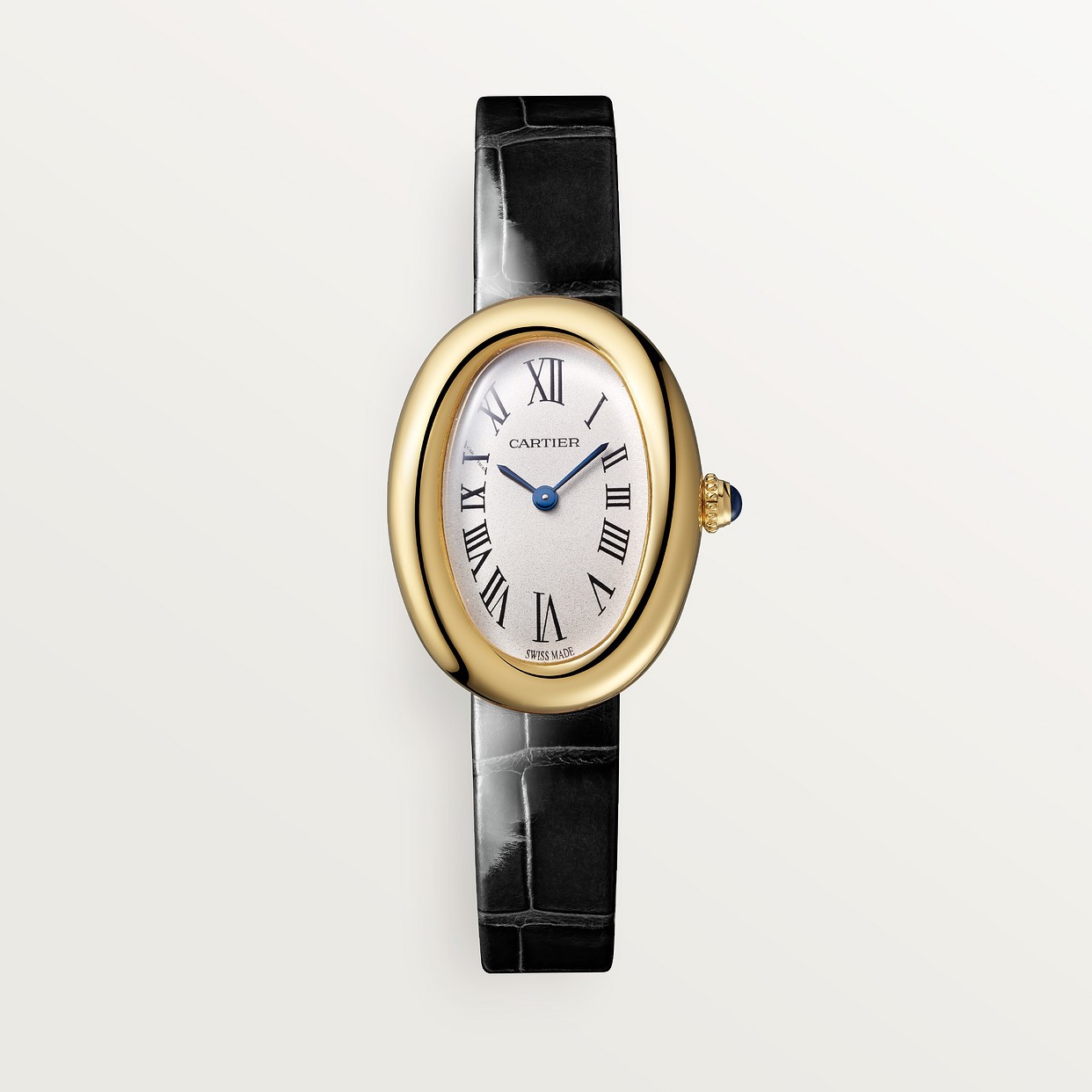 CARTIER BAIGNOIR EN ALLIGATORE NOIR