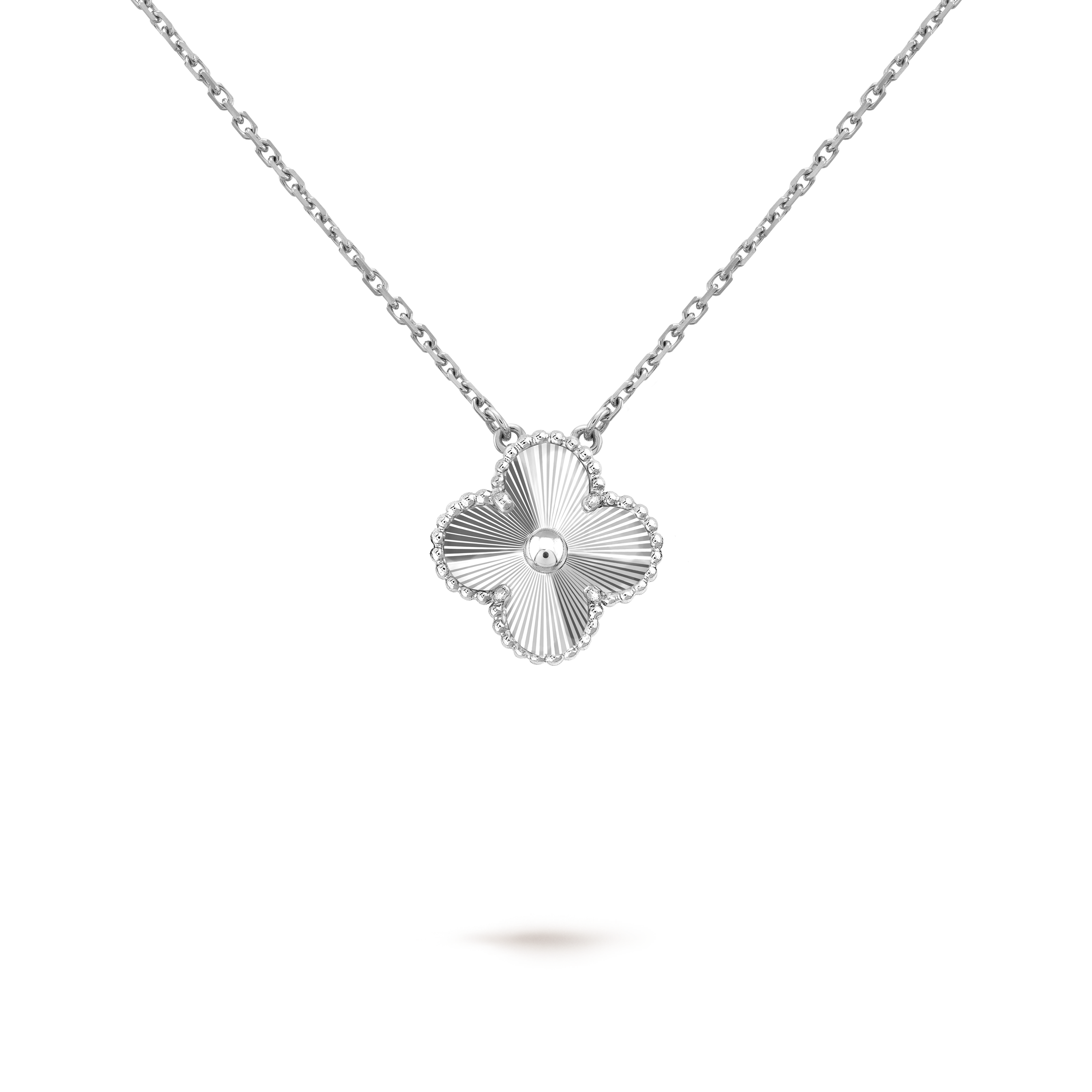 PENDENTIF VINTAGE ALHAMBRA WHITE GOLD