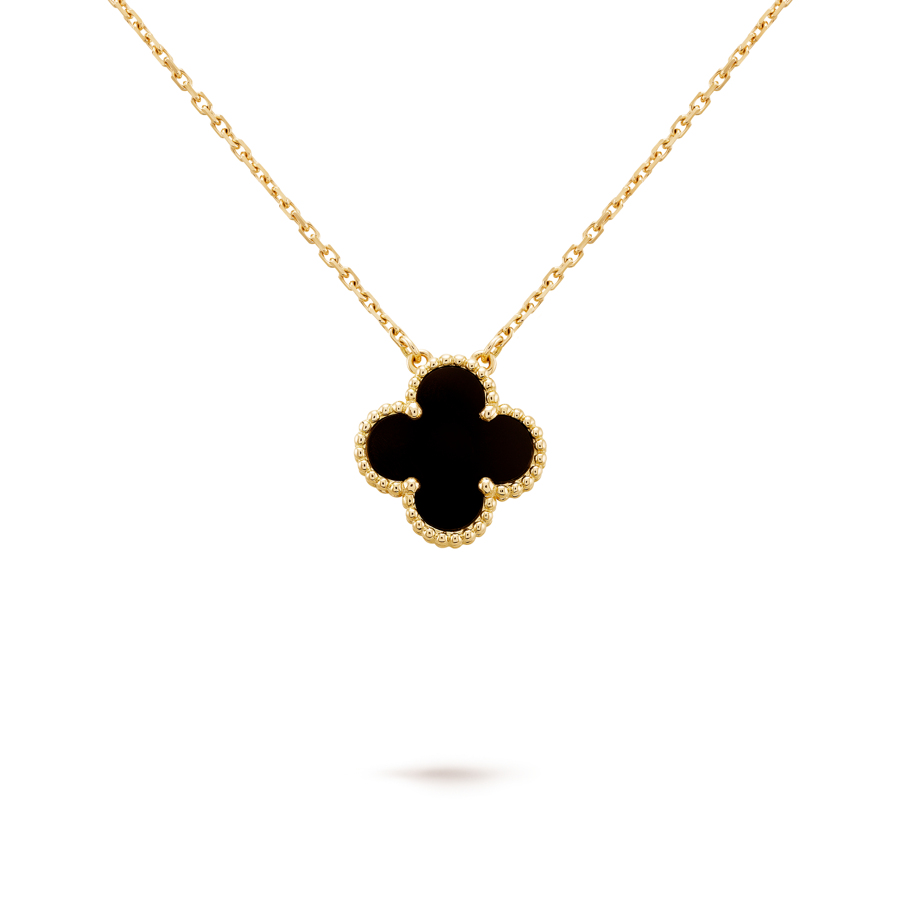 PENDENTIF VINATGE ALHAMBRA NOIR ONYX