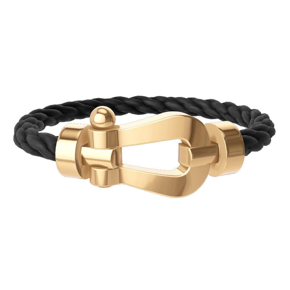 BRACELET FRED FORCE XL MODÈLE NOIR GOLD