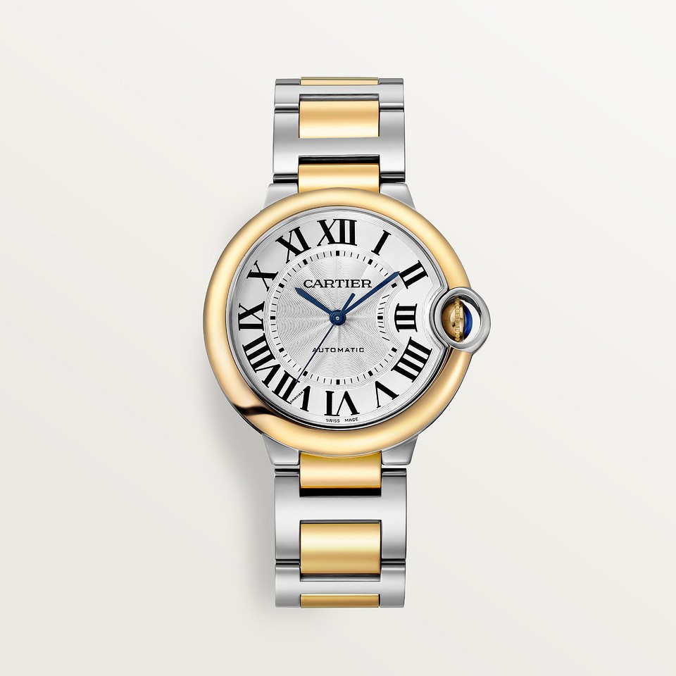 CARTIER BALLON BLEU DORÉ ET ARGENTÉ
