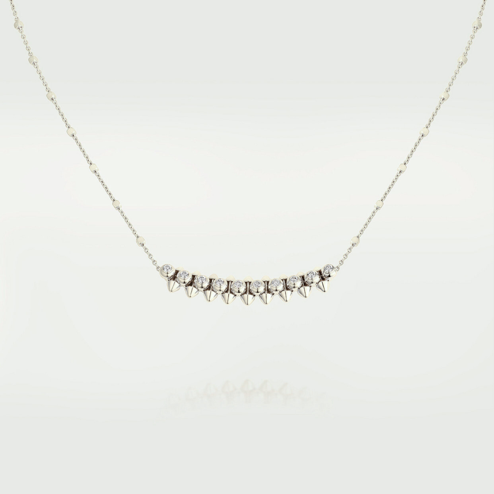 COLLIER CARTIER CLASH DIAMONDS WHITE GOLD
