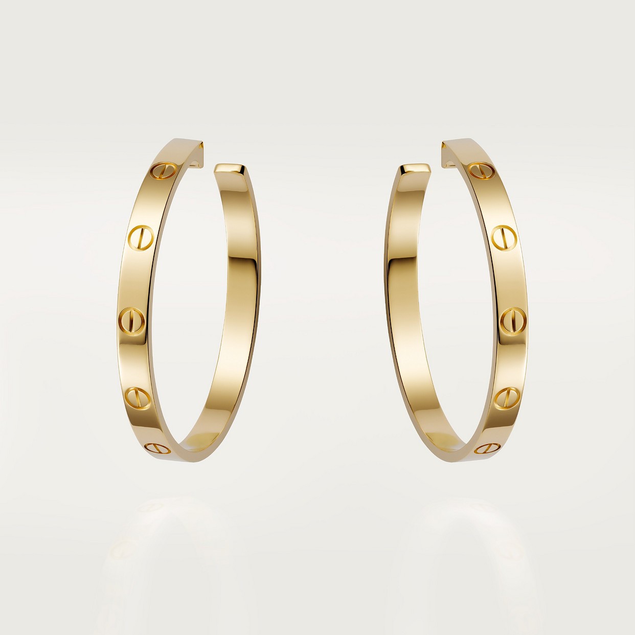 BOUCLE CARTIER LOVE CRÉEOLES GOLD