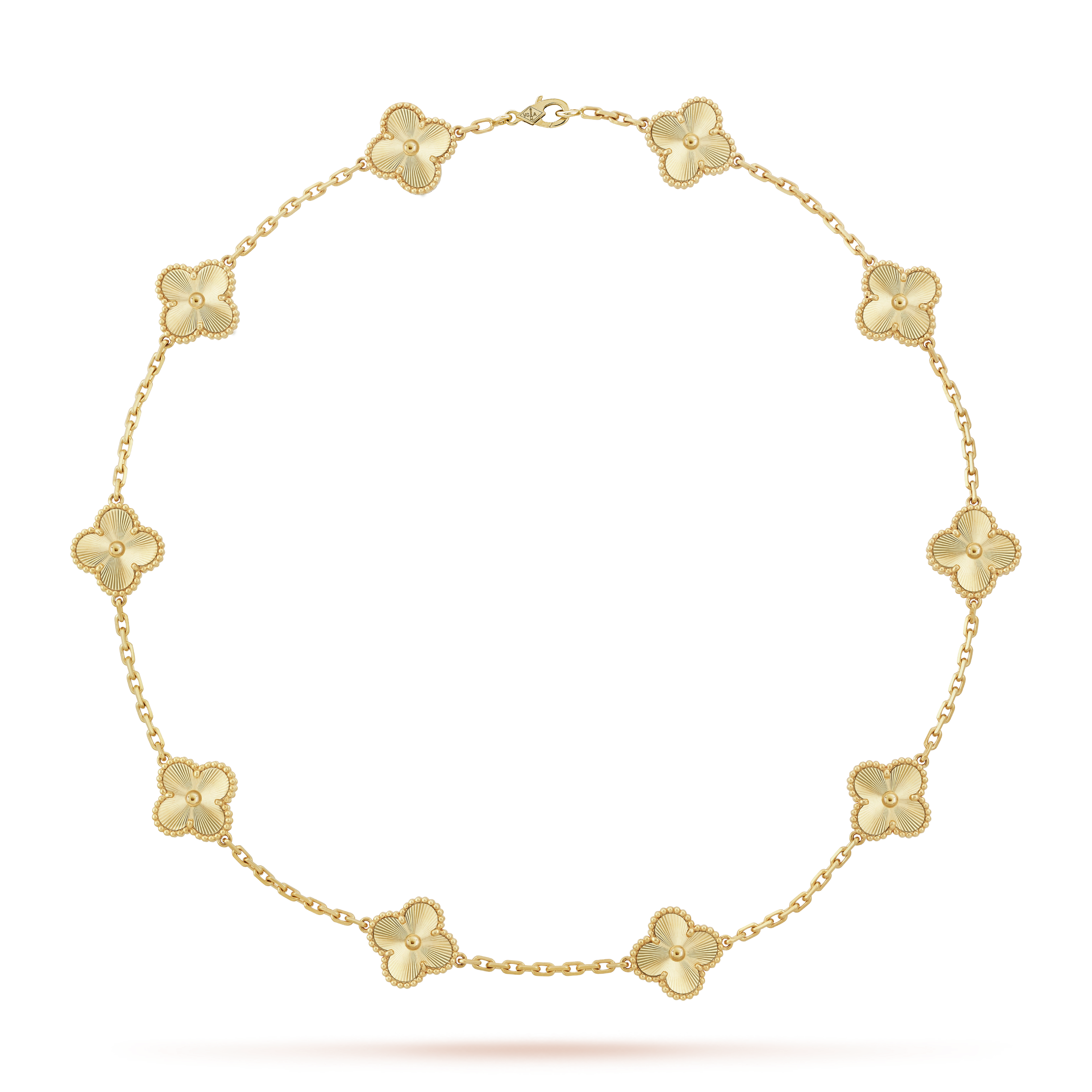 COLLIER VINTAGE ALHAMBRA 7 MOTIFS GOLD