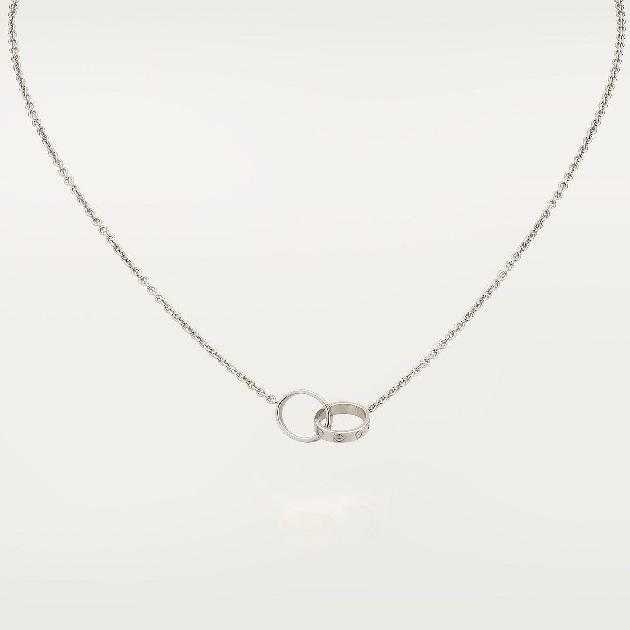 COLLIER CARTIER LOVE PENDANT WHITE GOLD
