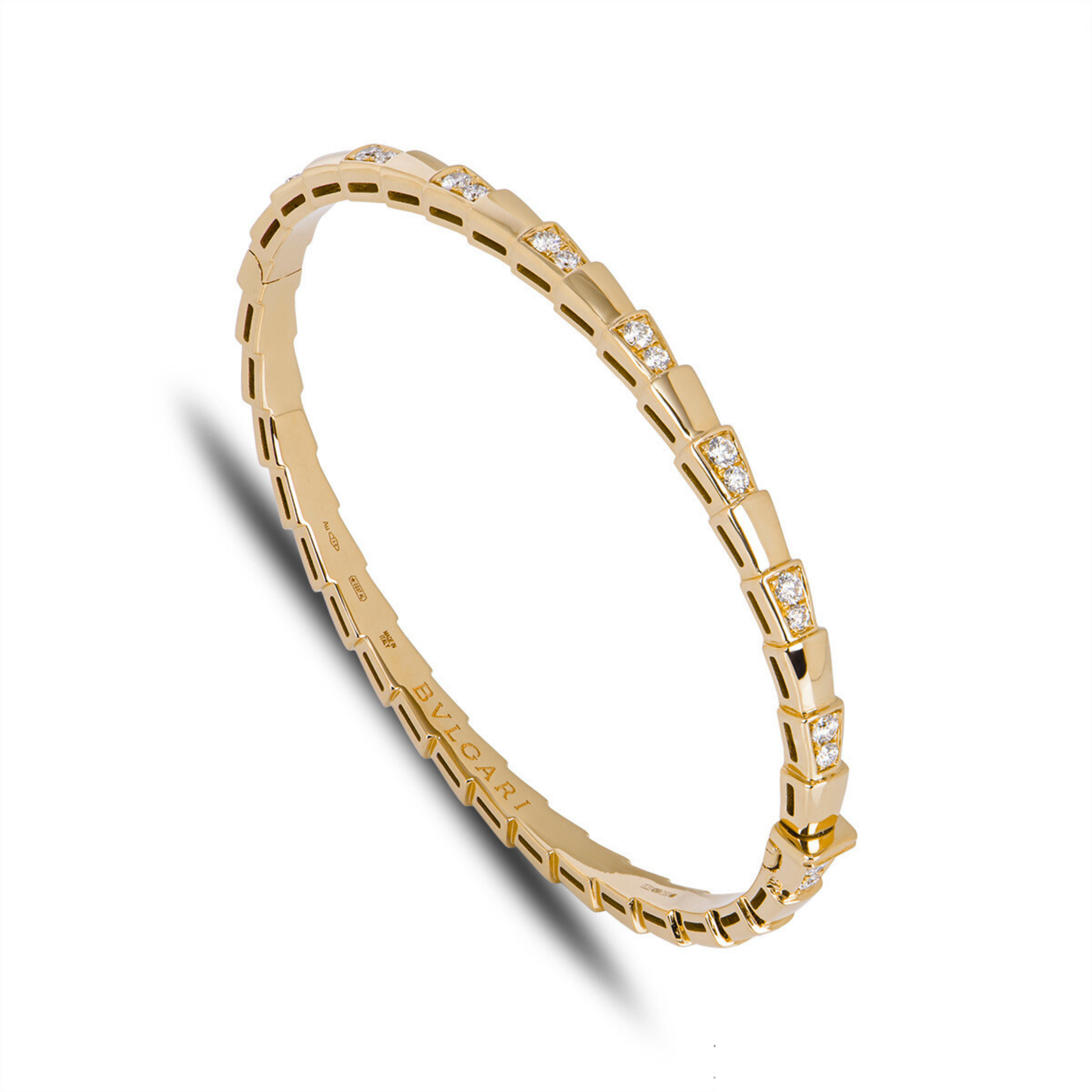 BRACELET BVLGARI SERPENTI DIAMOND GOLD